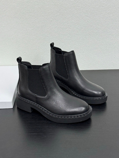 圆头低跟女鞋 2025新款 单鞋 乐福鞋 真皮靴 Blair 真皮小单鞋 Eadie