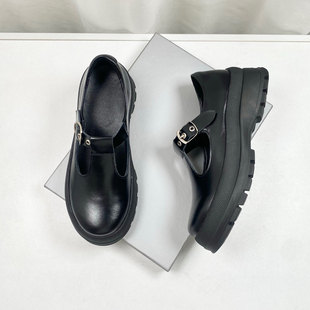 Eadie 舒适单鞋 2025新款 小皮鞋 真皮女 圆头低跟女靴子单鞋 Blair