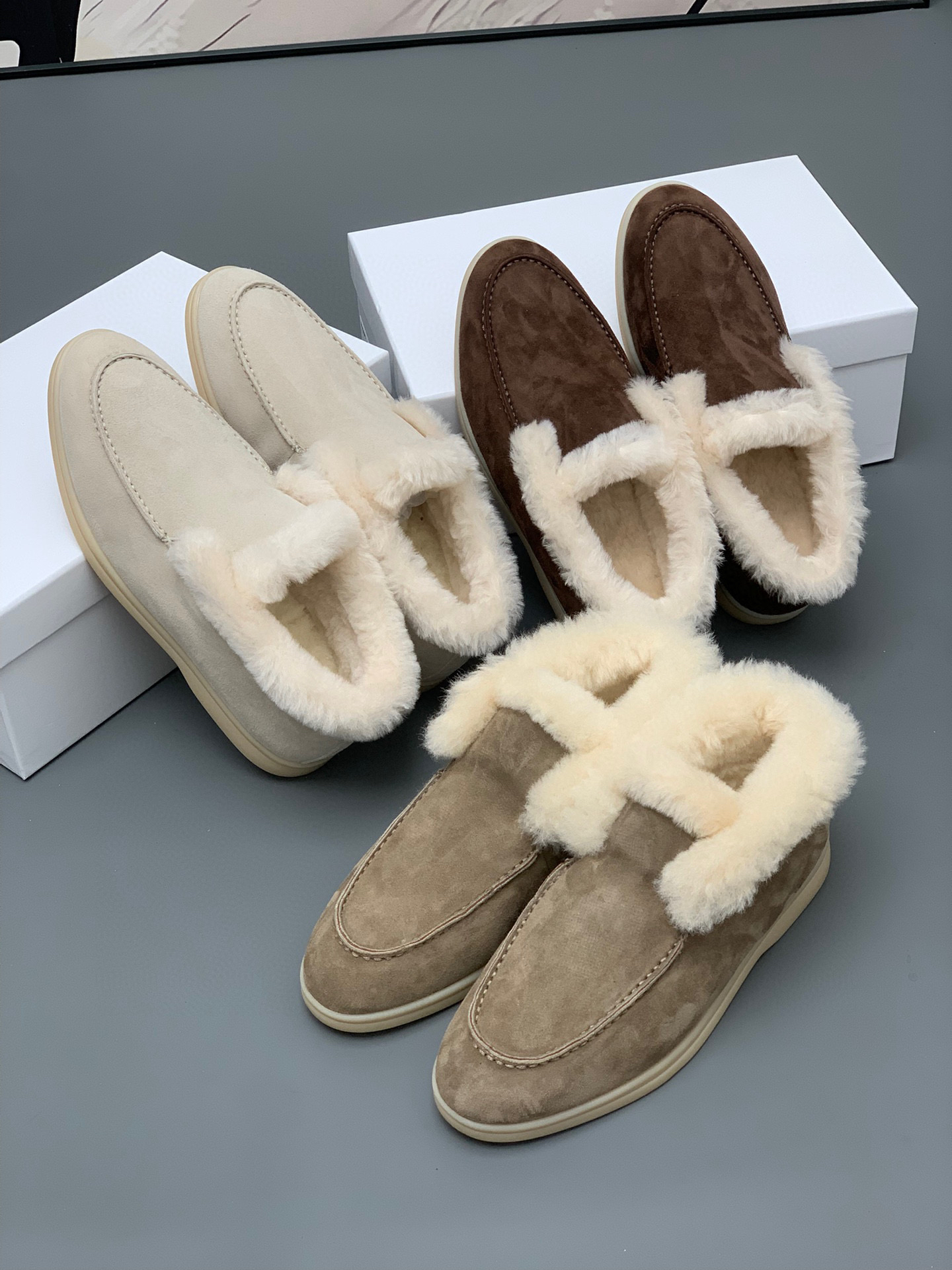 Blair Eadie 2025新款真皮厚底加绒加厚爆款大棉鞋真皮雪地靴