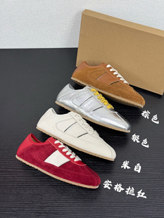 新款 银色德训鞋 时尚 Blair 休闲单鞋 2025秋季 阿甘鞋 Eadie女鞋