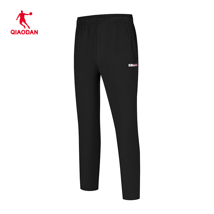 乔丹运动裤男款2025秋新款透气百搭柔肤抗菌时尚休闲直筒针织长裤