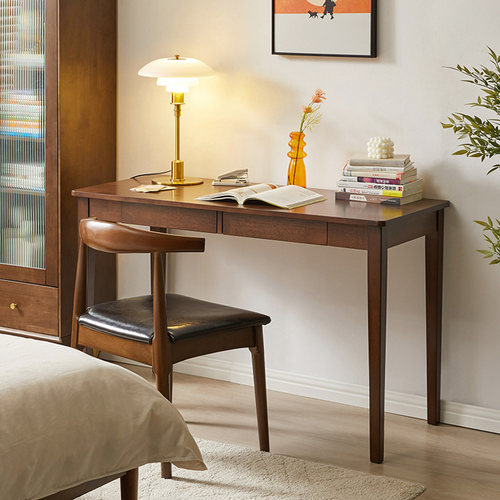 家用卧室全实木全实木书桌简约