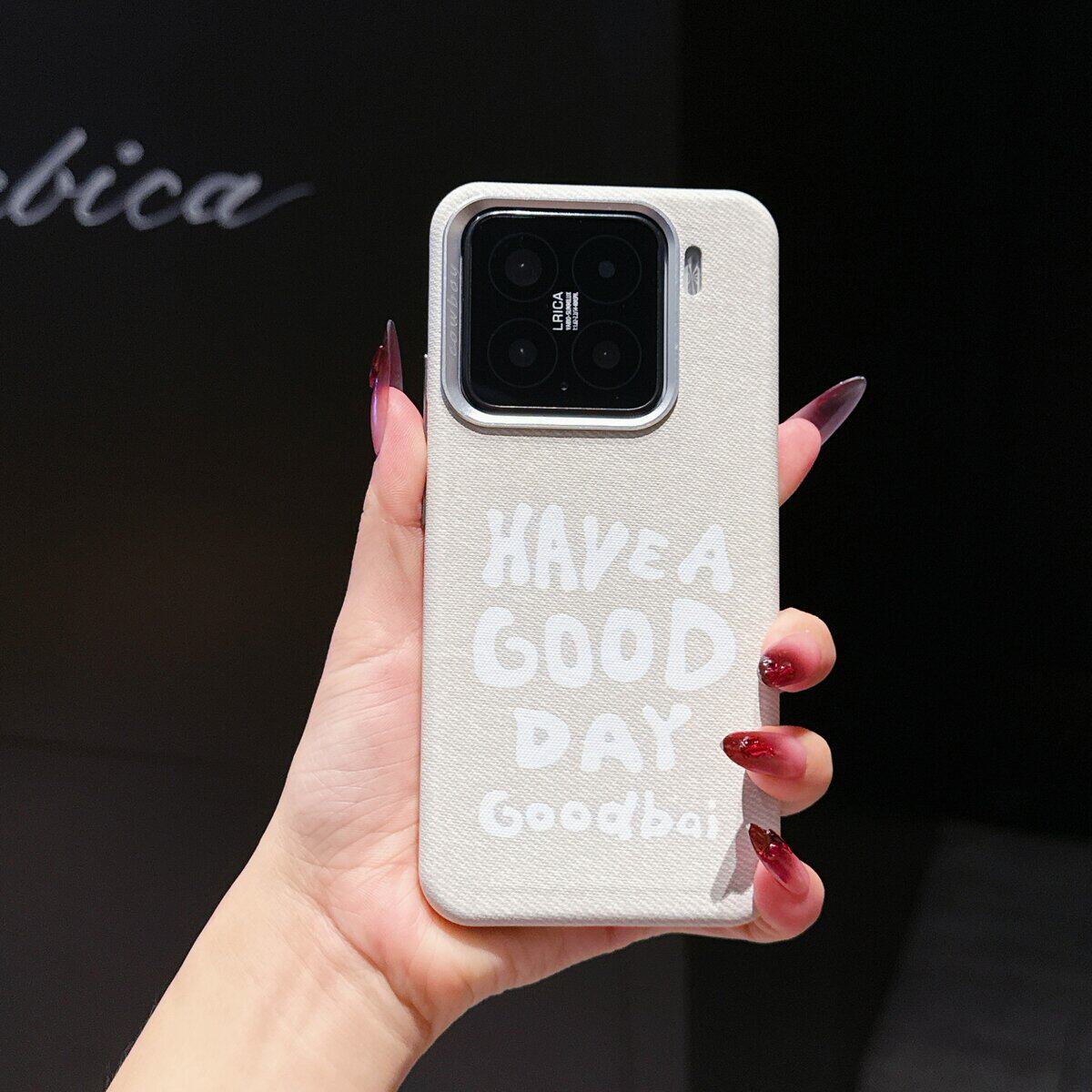 适用小米15手机壳美好系列独特设计logo小米15pro全包款磁吸防摔手机壳