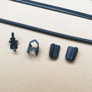 适用于沃尔沃新s60v60xc60雨刷片水管接头卡夹卡扣雨刮片固定支架