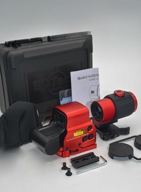 3倍放大金属全息红点558G33侧翻模型20MM快拆固定3倍放大模型弹弓