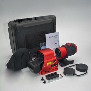 3倍放大金属全息红点558G33侧翻模型20MM快拆固定3倍放大模型弹弓