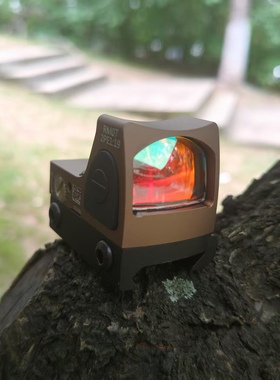 全金属RMR全息镜瞄i准器高清虹膜红点镀膜底板模型弹弓抗震玩具