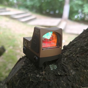 全金属RMR全息镜瞄i准器高清虹膜红点镀膜底板模型弹弓抗震玩具