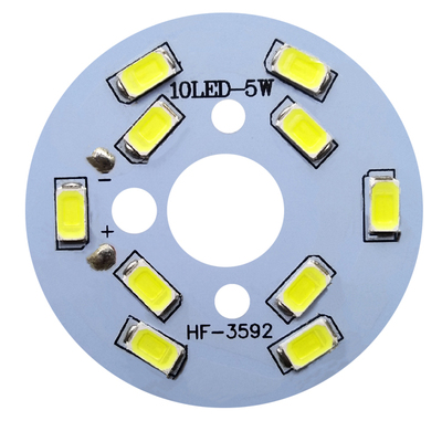 10颗粒LED高亮贴片5730发光芯片5W-44mm圆形走廊灯水晶灯灯板