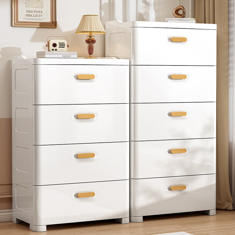 加厚收纳柜子收纳柜大容量塑料整理箱家用置物加高抽屉式儿童衣柜