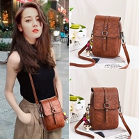Thu Autumn túi 2019 phiên bản mới nhất của túi điện thoại di động ck nhỏ nữ 挎 挎 洋 真皮 真皮 真皮 - Túi xách nữ túi xách kẹp nách