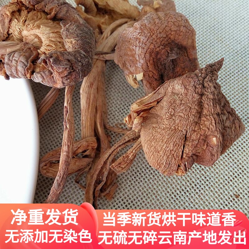 鸡枞菌 云南特产鸡纵今年新货野生干货山珍500克满百包邮煲汤正品