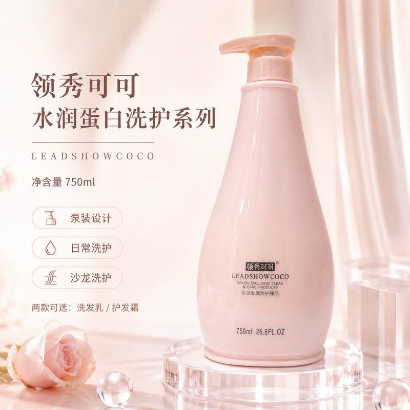 COCO领秀可可香氛洗发水露滋护发素
