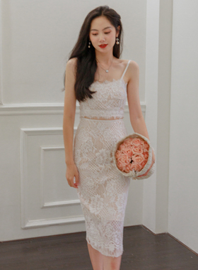 Rabbit Phoebe原创设计小香风套装蕾丝女高级感气质名媛半身裙