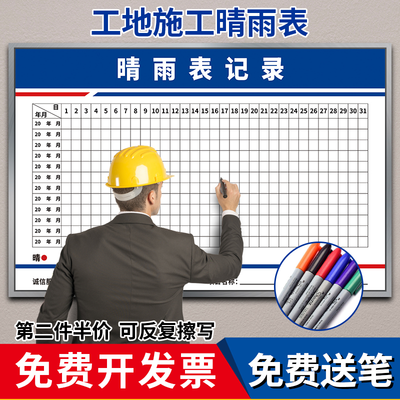 施工晴雨表切诺广告设计贴纸