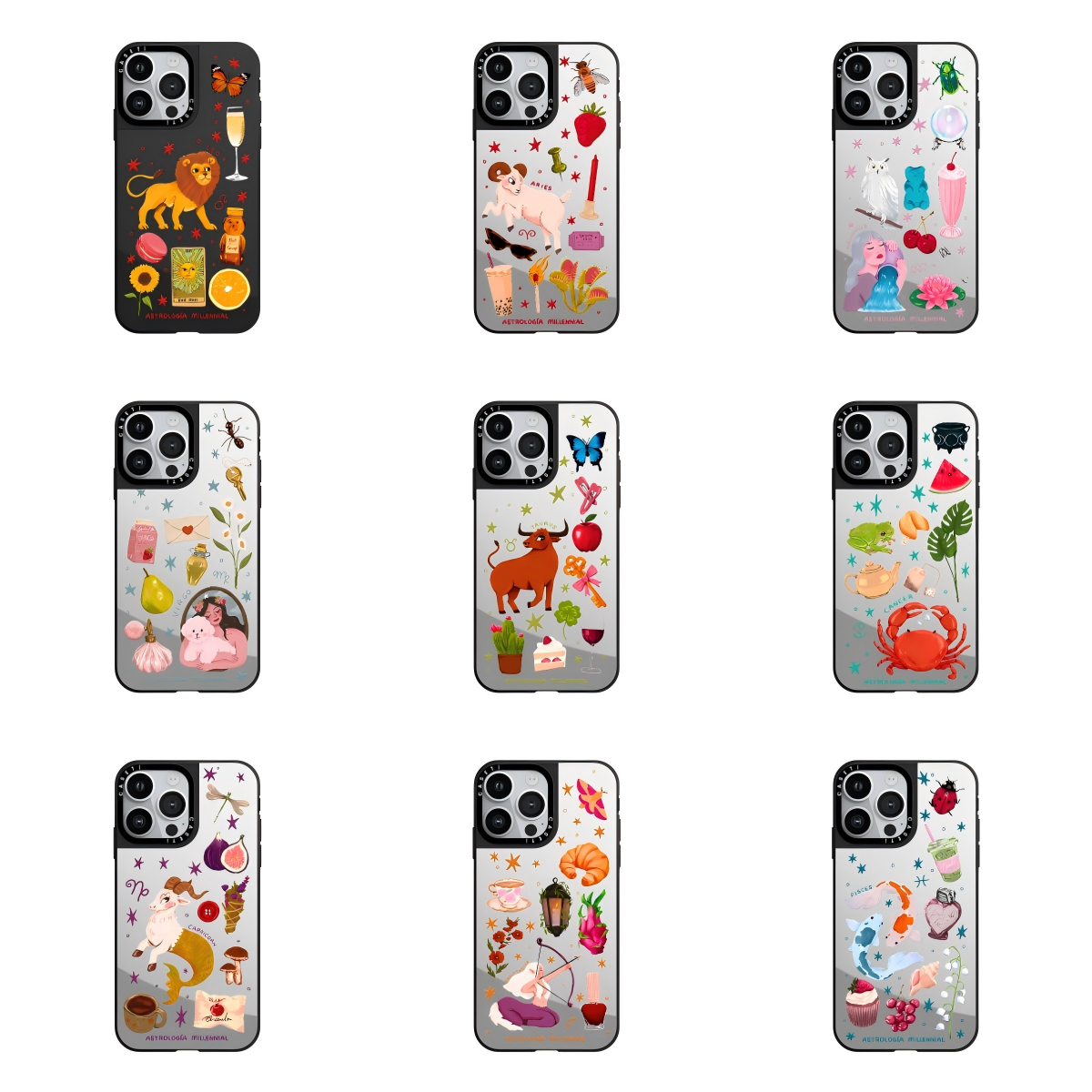 CASETi联名新款十二星座系列狮子座iPhone16promax适用于苹果15pro防摔14手机壳13保护套12MagSafe磁吸华强北