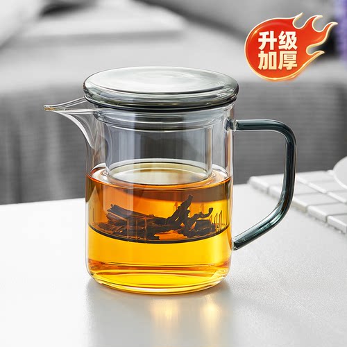 玻璃茶壶耐高温茶水分离