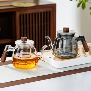 高硼硅茶水分离家用烧水煮泡茶壶茶具 玻璃茶壶耐高温加厚2025新款