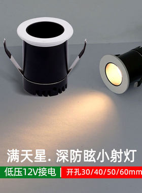 12V低压小射灯led满天星聚光筒灯