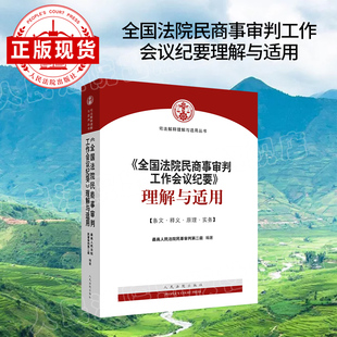 理解与适用 现货 全国法院民商事审判工作会议纪要