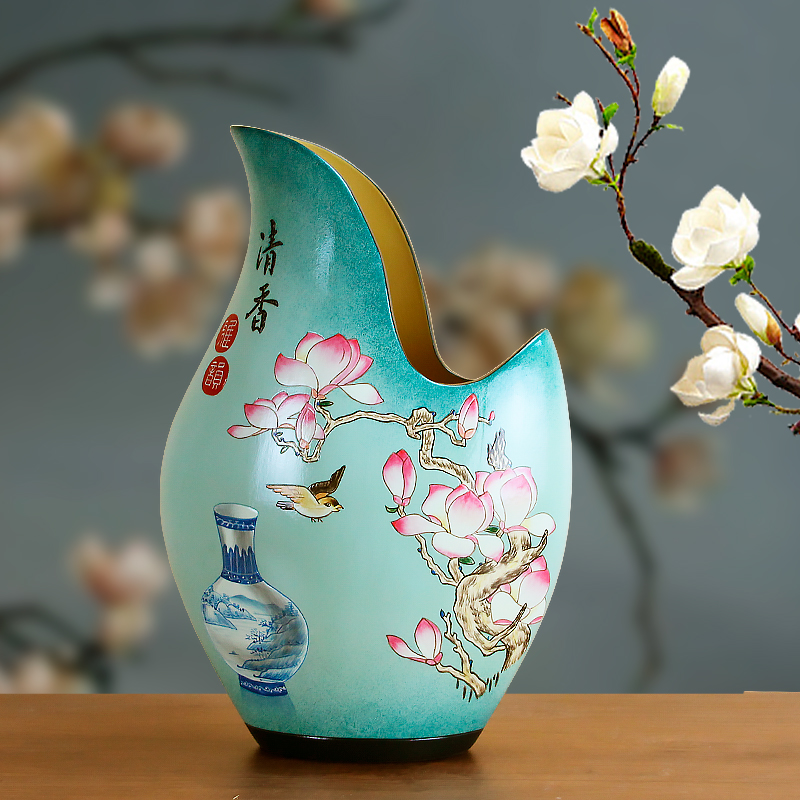 手工陶瓷花瓶现代简约玄关