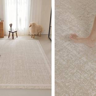 【大宅标配】亲肤中古风素色地毯加厚牛奶丝客厅卧室意式极简地毯