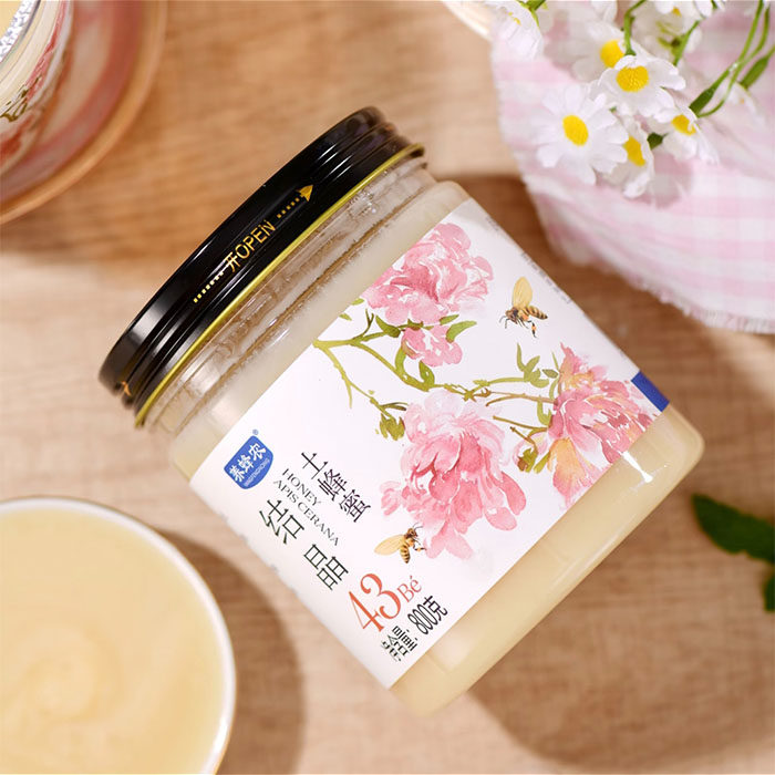 养蜂农土蜂蜜结晶雪蜜800g纯正正宗百花自然成熟官方正品超市同款