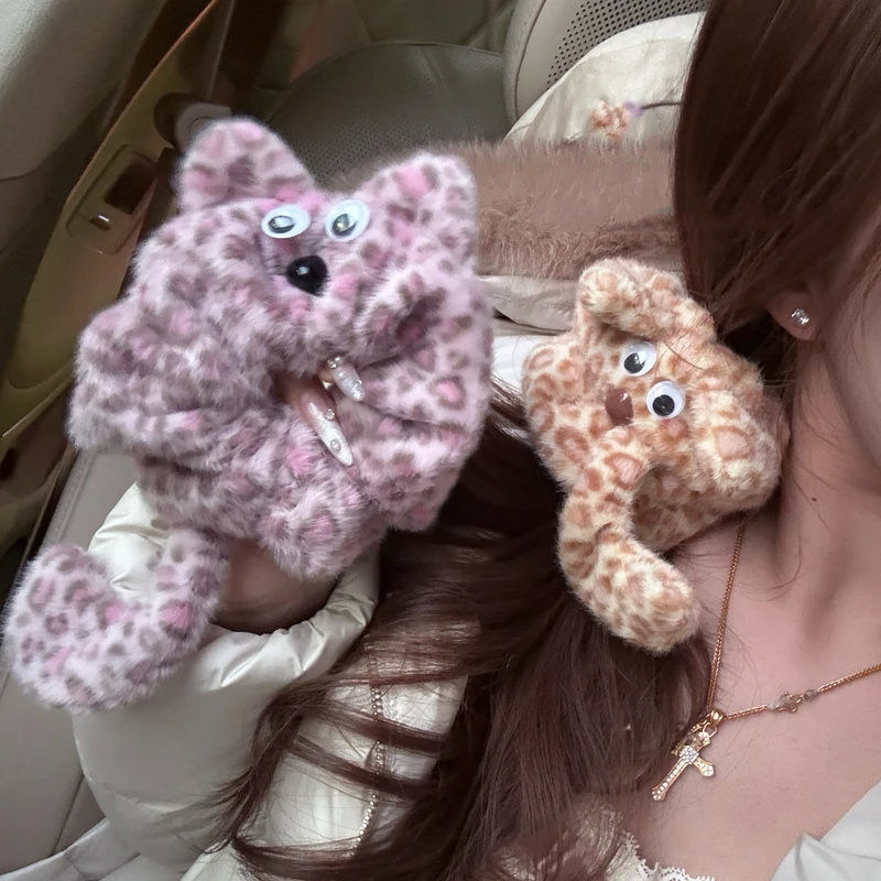 可爱猫咪豹纹毛茸茸大号高弹力扎丸子头马尾学生百搭礼物发圈发绳,饰品/流行首饰/时尚饰品新,发饰,淘宝优惠券,粉丝福利购,淘宝优惠卷