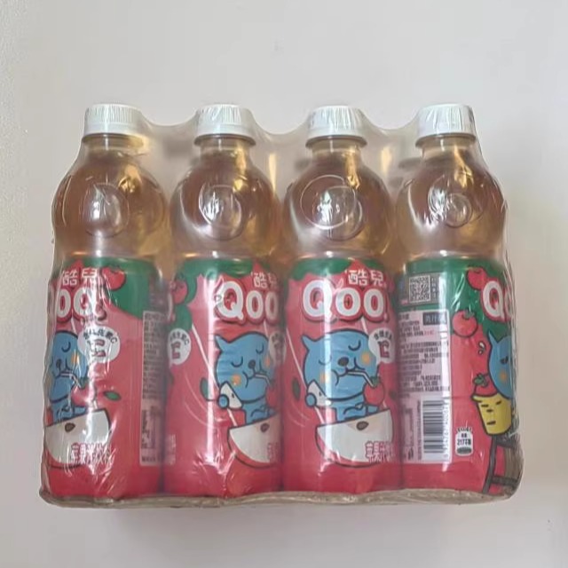 美汁源酷儿Qoo苹果汁饮料450ml*12整箱瓶装