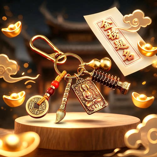 6件套金榜题名步步高升状元笔