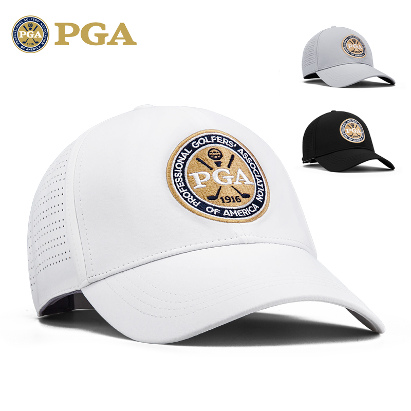 PGA高尔夫球帽男棒球帽透气网帽