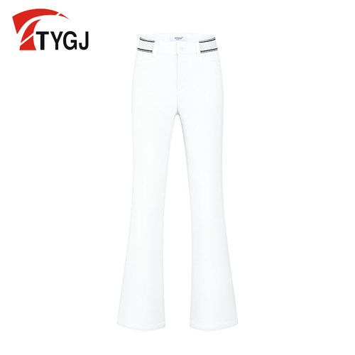 高尔夫长裤女士微喇叭裤韩糸新款