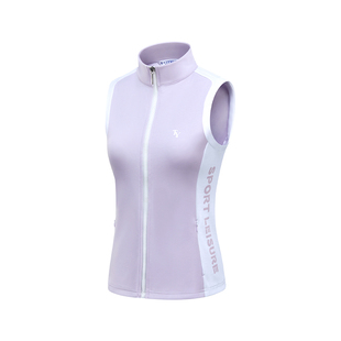 T412高尔夫女装秋冬外套修身百搭高尔夫马甲拉链立领韩版运动背心