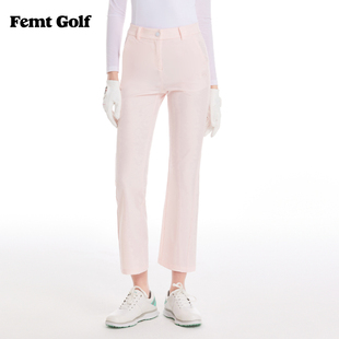 FG2025新款高尔夫女装裤子韩版弹力速干女士微喇裤运动女裤高腰裤