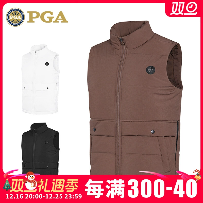PGA高尔夫男装马甲防风保暖外套