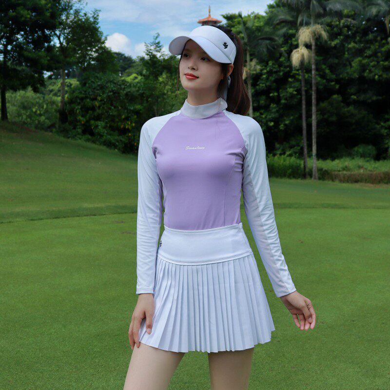 SG高尔夫女装套装秋冬显瘦长袖衣