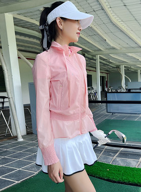 LG高尔夫防晒衣女士长袖外套风衣