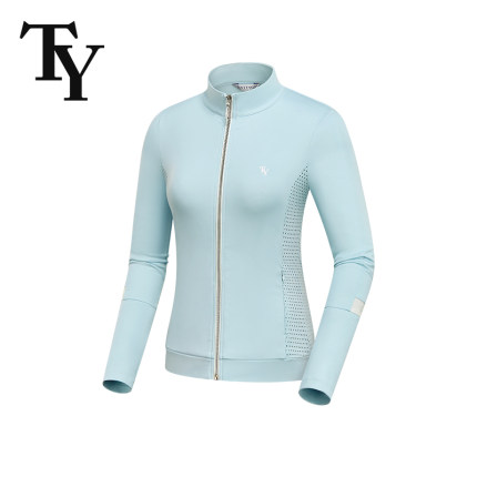 T420高尔夫女装长袖外套2024秋季新款golf服装女拉链立领韩版上衣
