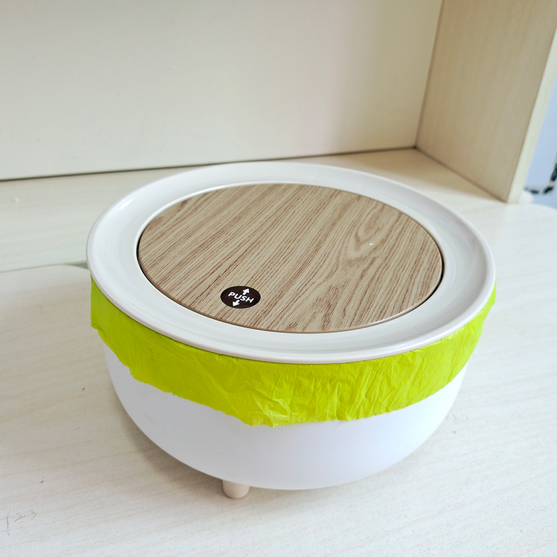 高脚桌面垃圾桶按压式按压式