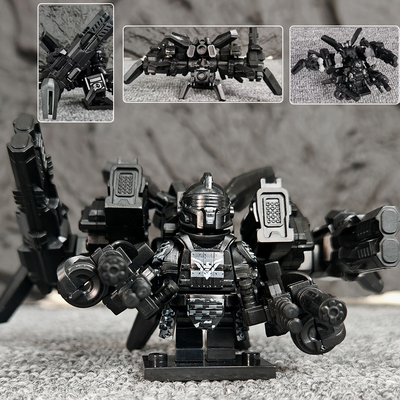 乐高积木人仔战斗机甲绝地求生