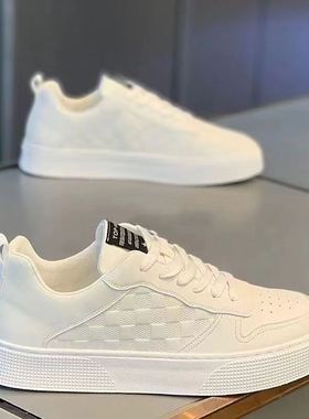 特大码男鞋45秋季新款港风小白鞋46休闲加宽运动鞋47男款板鞋潮48