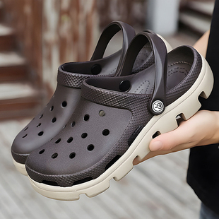 47透气踩屎感凉鞋 特大码 外穿防滑46软底沙滩鞋 夏季 男鞋 45洞洞鞋