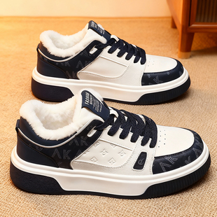 冬季特大码男鞋45加绒保暖棉鞋46休闲运动鞋47低帮板鞋48加宽加大