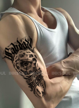 INKSOUL时空之瞳高级潮男纹身贴