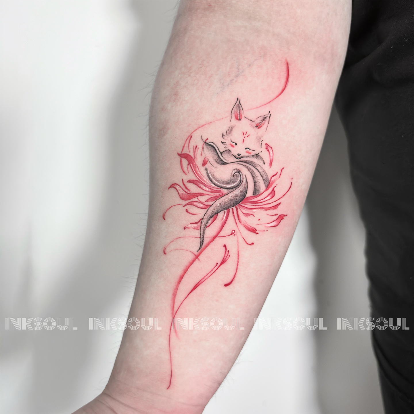 雪狐禅莲 | 国风仙气狐狸莲花彩色纹身贴魅惑性感手臂防水持久ins,家居饰品,其他贴饰,淘宝优惠券,粉丝福利购,淘宝优惠卷