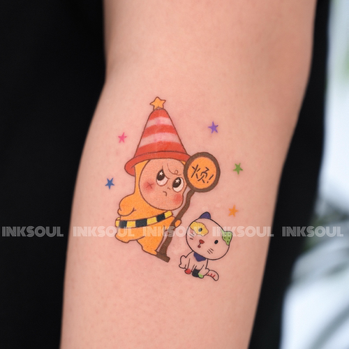 INKSOUL星间稚趣星星人小怪贴纸