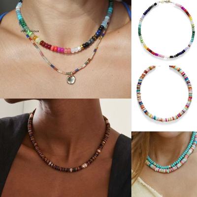 手工定制彩虹配色天然石珍珠手工定制