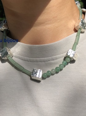 原创手工定制小众不规则天然玉石