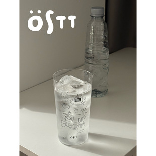 〈OST·时刻杯〉OSTT1722原创设计超轻薄咖啡牛奶玻璃杯