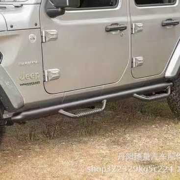 适用于JEEP 吉普JL牧马人踏板 牛栏侧杠 竞技侧踏杠 牧马人脚踏板